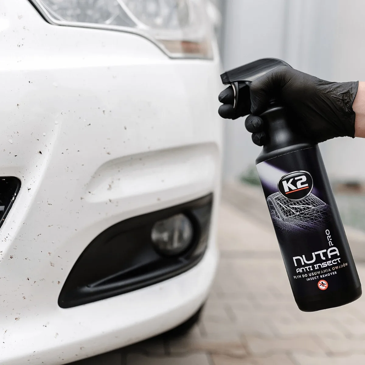 K2 NUTA ANTI-INSECT PRO 1L + MIKROFIBRA ZESTAW | zdjęcie 5 z 6 | WC-3691 | Motofarma.pl
