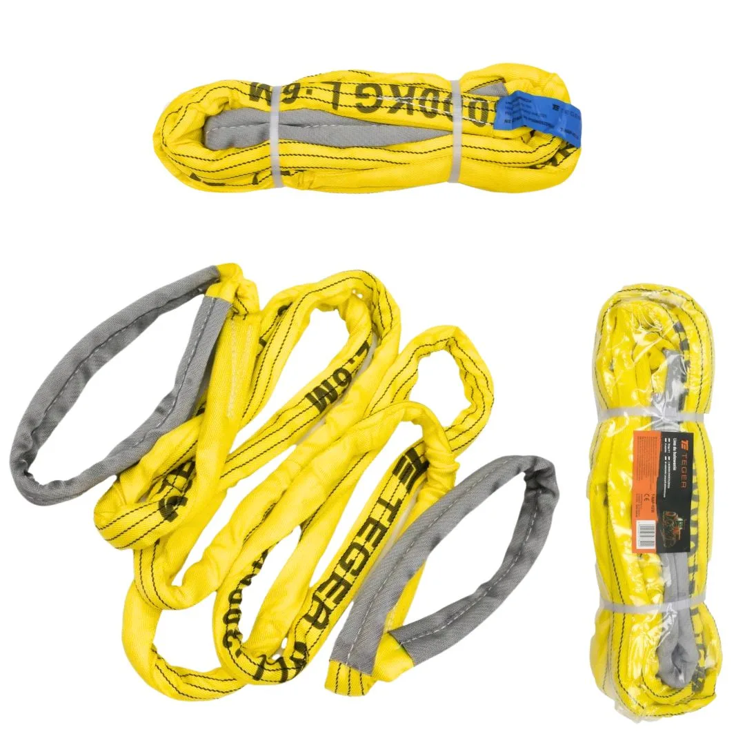 Lina holownicza z włókien syntetycznych uciąg 21T długość 6m z atestem, Teger