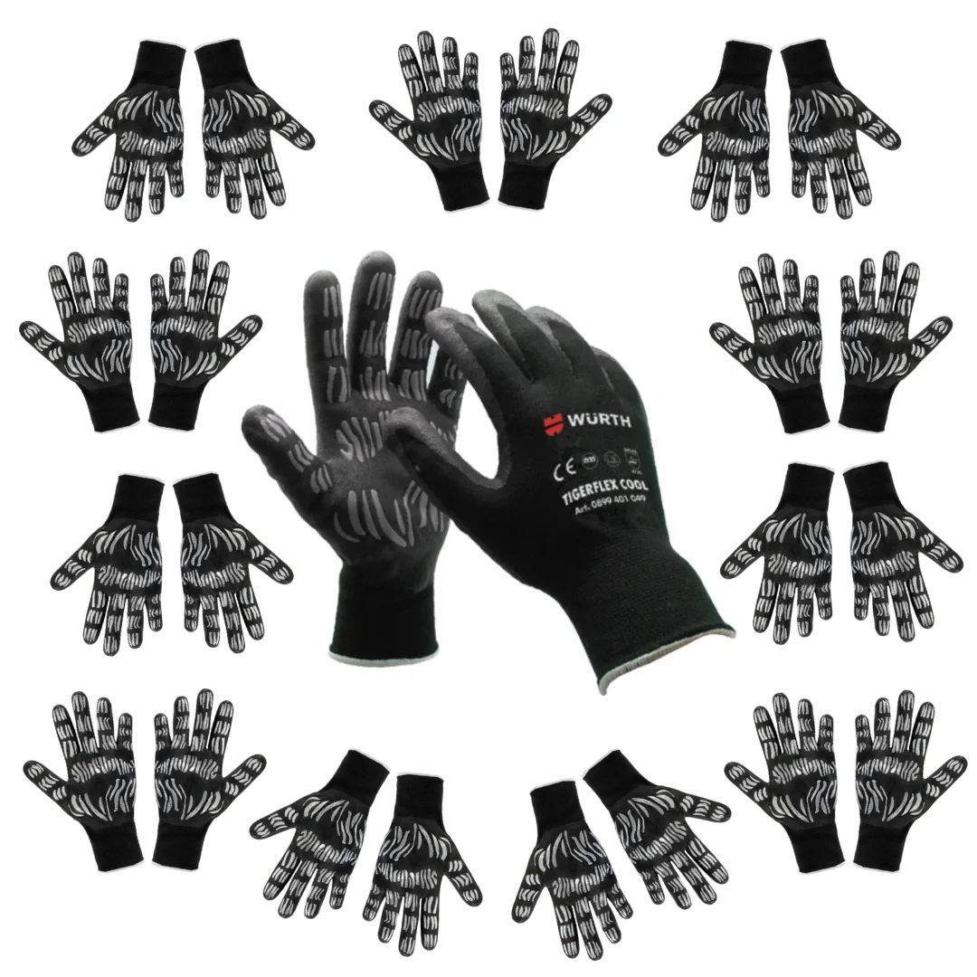 WURTH RĘKAWICE OCIEPLANE TIGERFLEX COOL ROZMIAR 10/XL 12 PAR - Würth | zdjęcie 1 z 2 | 47023_12 | Motofarma.pl