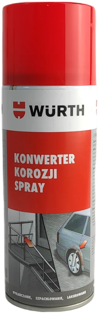 WURTH Spray antykorozyjny na rdzę konwerter 400ml - Würth | zdjęcie 4 z 6 | 44327 | Motofarma.pl