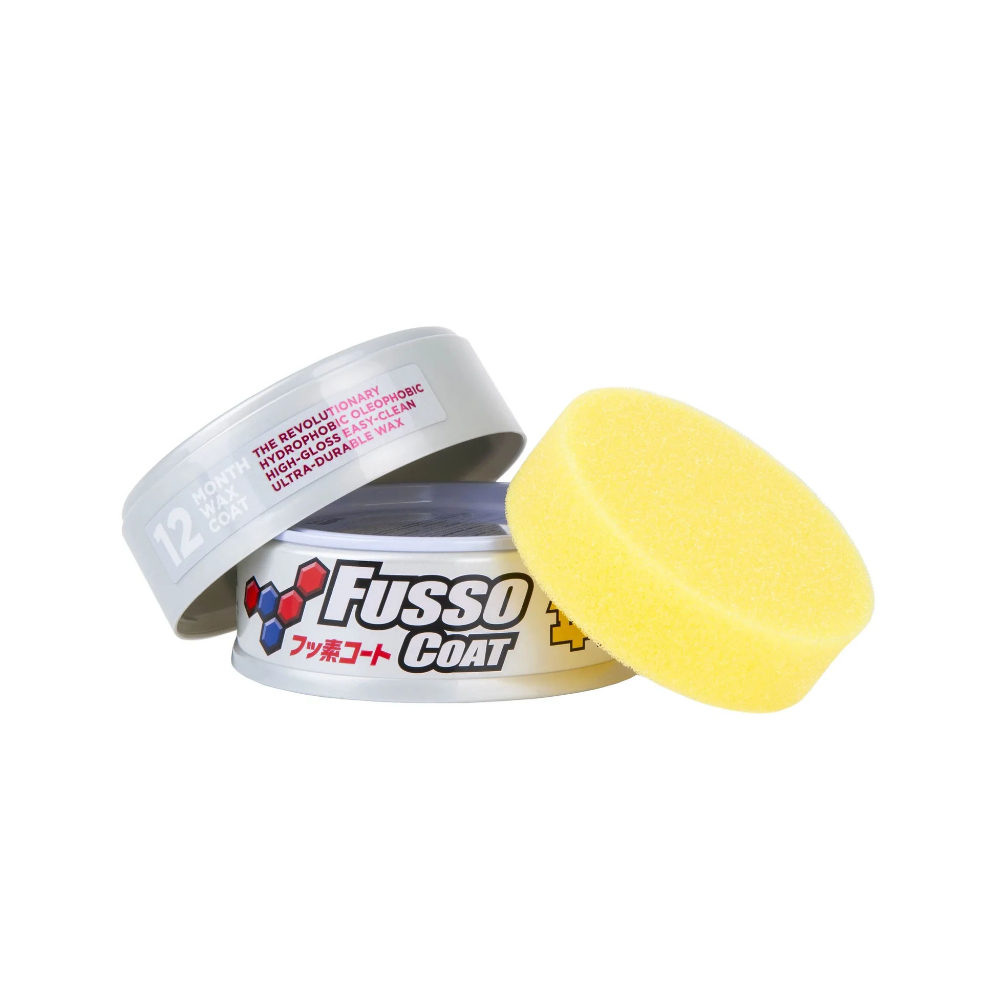 Wosk SOFT99 New Fusso Coat 12 Months Wax LIGHT 200g mikrofibra 800g zestaw