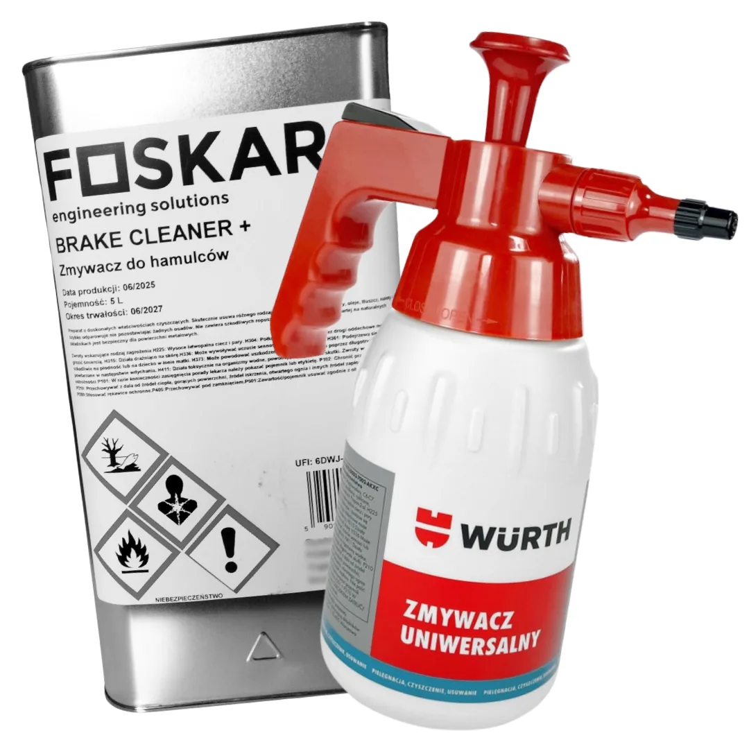 Rozpylacz spryskiwacz pompka Wurth zmywacz do hamulców 5L FOSKAR | zdjęcie 1 z 3 | 48786_47021 | Motofarma.pl