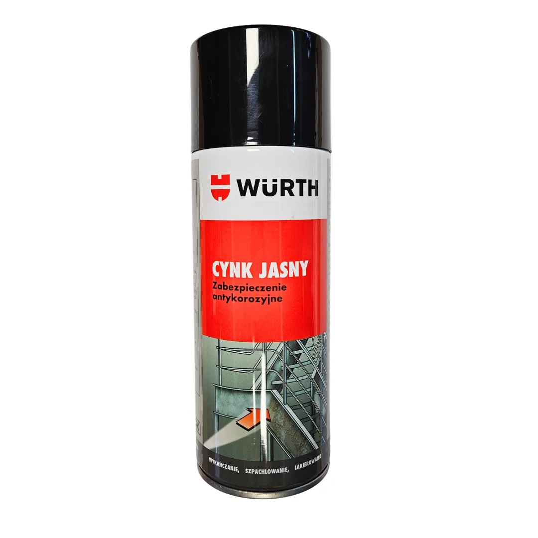 Cynk jasny 400ml WURTH - zestaw 2 szt
