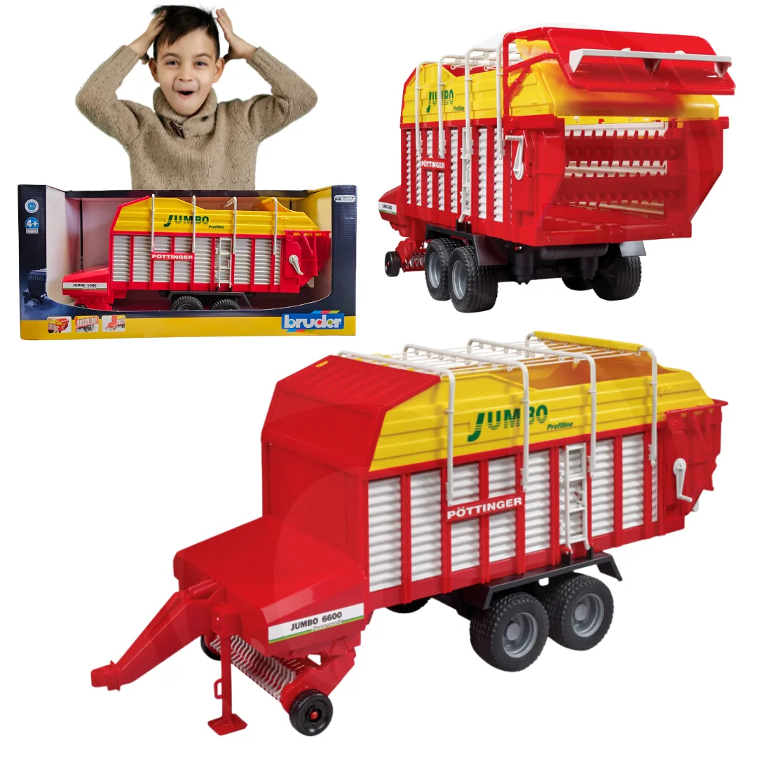 Przyczepa Pottinger Jumbo 6600 Profiline Bruder 02214 - Granit | zdjęcie 1 z 6 | 1467 | Motofarma.pl