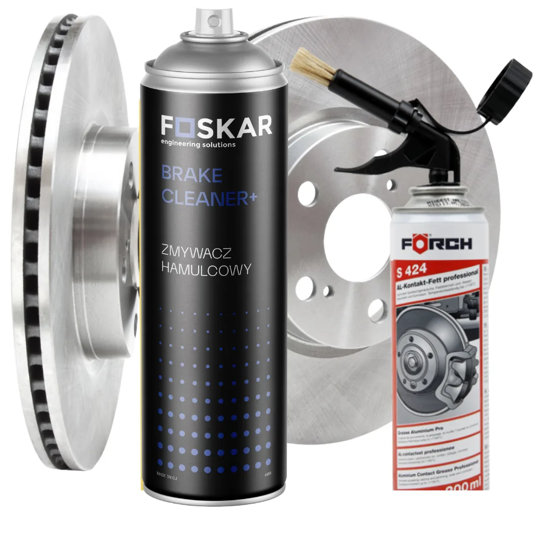 Smar kontaktowy z dodatkiem aluminium S424 FORCH + zmywacz do hamulców FOSKAR