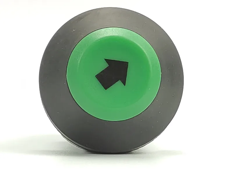 Przełącznik okrągły zielony strzałka - Granit | zdjęcie 1 z 3 | 5188 | Motofarma.pl