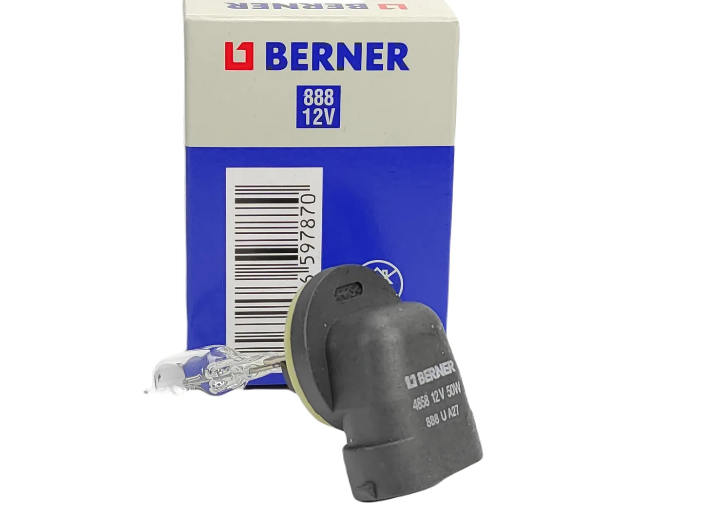 Żarówka halogenowa kątowa 12V 50W - Berner | zdjęcie 4 z 4 | 20138 | Motofarma.pl