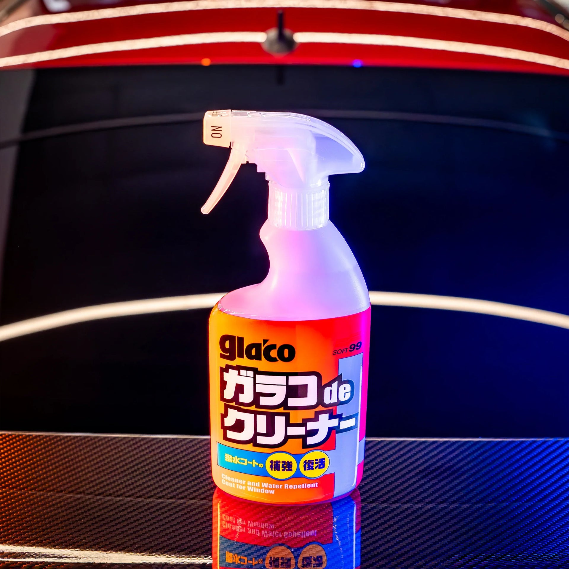 Soft99 Glaco De Cleaner Płyn do szyb + mikrofibra zestaw
