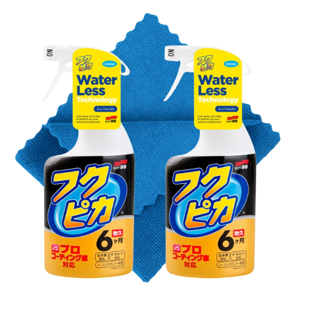Soft99 fukupika quick detailer szybkie zabezpieczenie lakieru 2x400ml zestaw