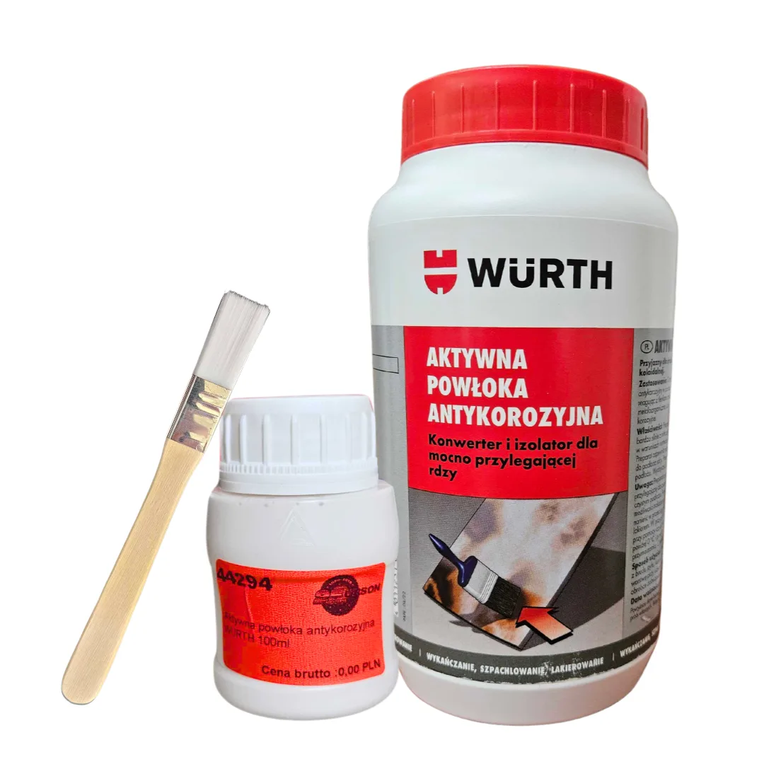Aktywna powłoka antykorozyjna WURTH 100ml + Pędzelek