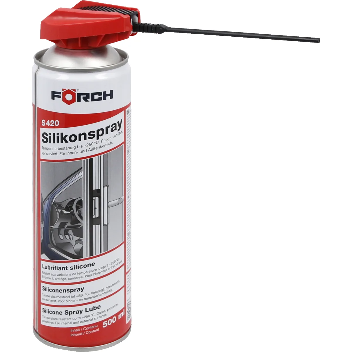 Silikon Spray 500 ml FORCH S420 - zestaw 3 szt