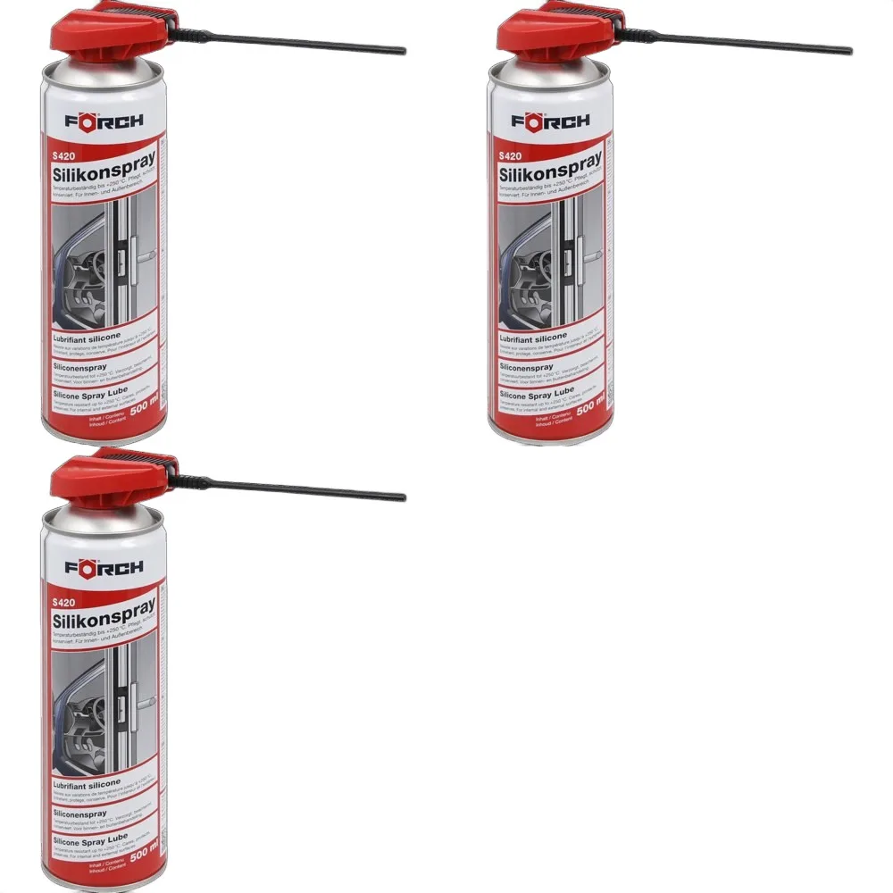 Silikon Spray 500 ml FORCH S420 - zestaw 3 szt
