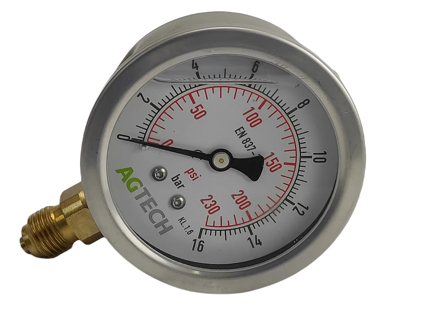 Manometr glicerynowy 0-16 bar - Granit | zdjęcie 1 z 4 | 2280 | Motofarma.pl