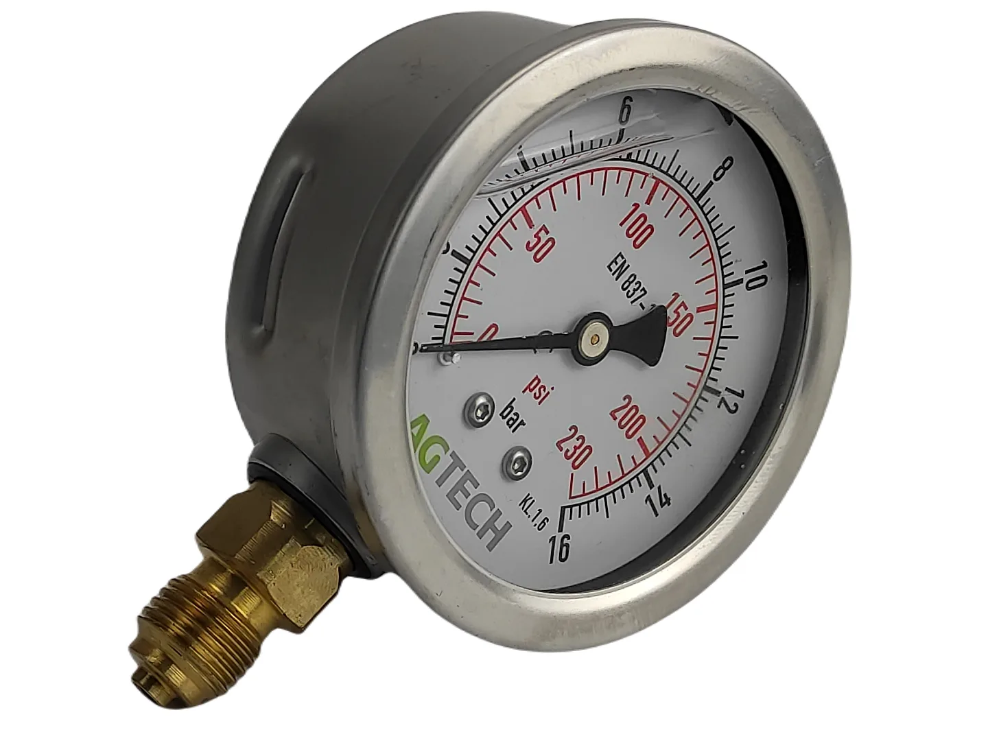 Manometr glicerynowy 0-16 bar