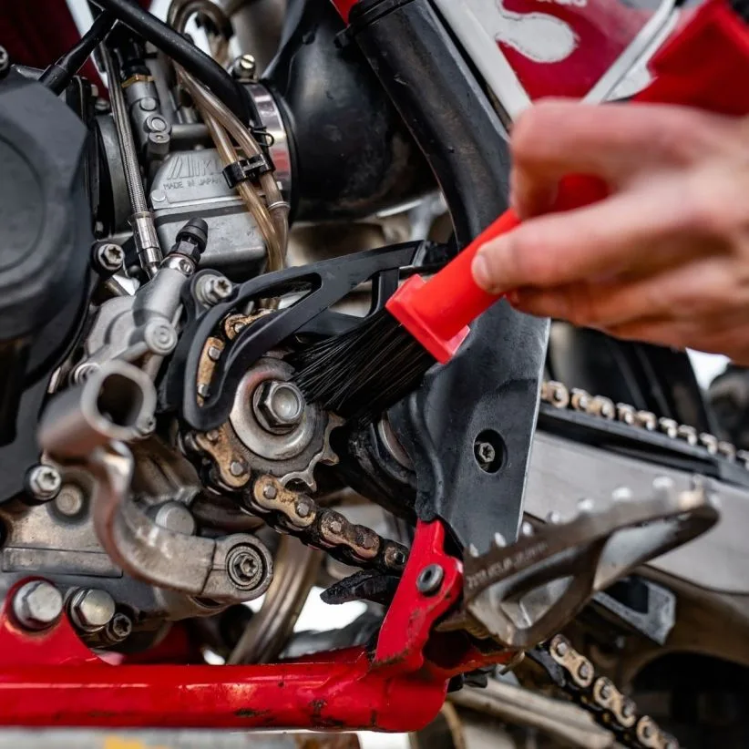 K2 SZCZOTKA DO CZYSZCZENIA Uniwersalna łańcucha motocyklu rowerach quadach