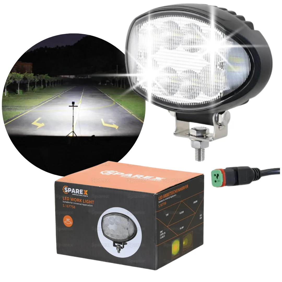 Lampa robocza led mocna 180 stopni 9720 lm zestaw 2 szt.