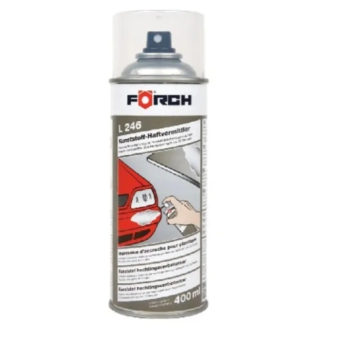 Lakier do tworzyw sztucznych czarny Forch L246 400ml ZESTAW