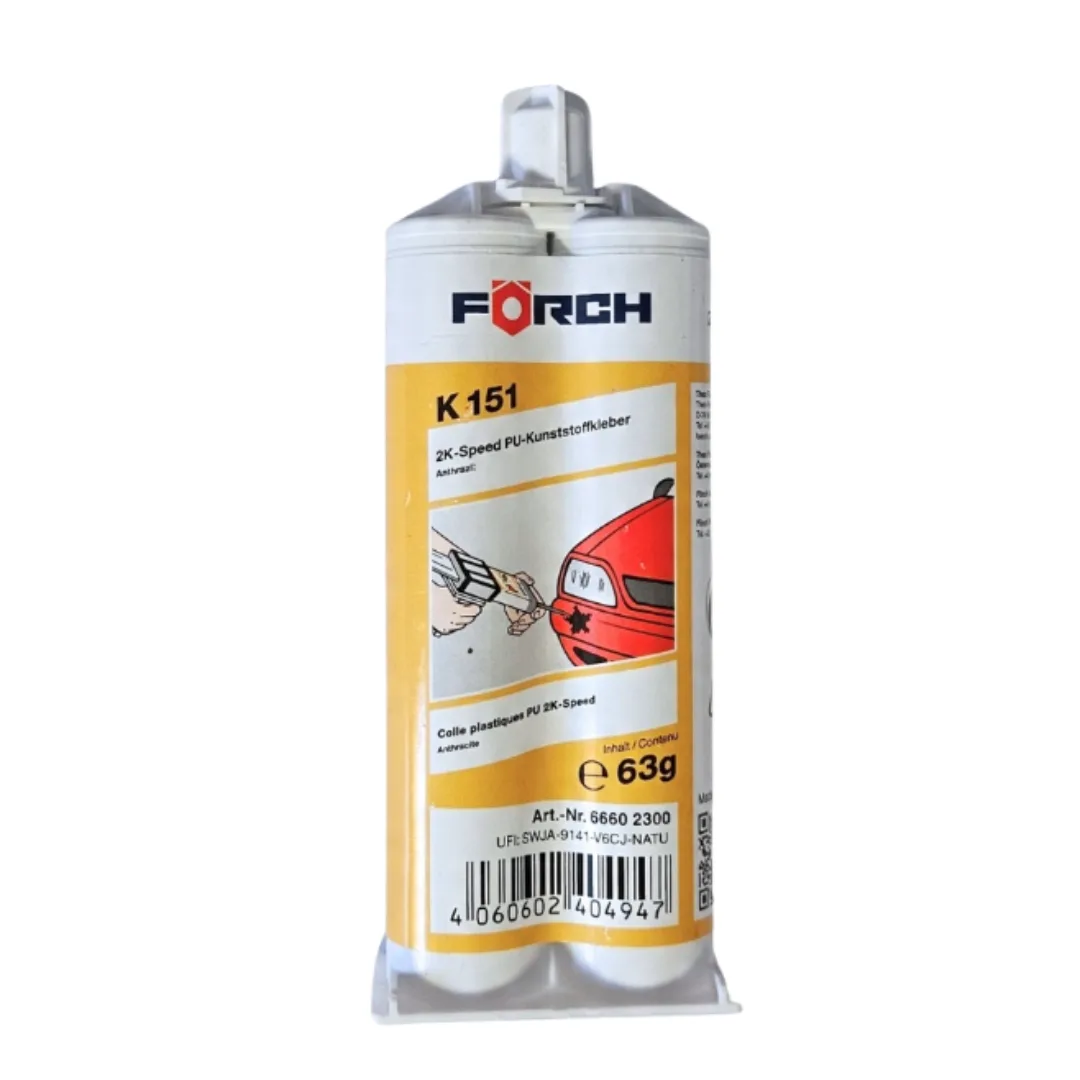 Lakier do tworzyw sztucznych czarny Forch L246 400ml ZESTAW
