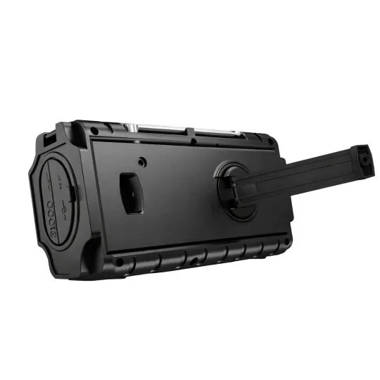 RADIO SOLARNE SURVIVALOVE PRZENOŚNE Z KORBKĄ DYNAMO LATARKA POWERBANK 20000mAh Z KABLEM USB - Urson | zdjęcie 8 z 11 | 49750 | Motofarma.pl