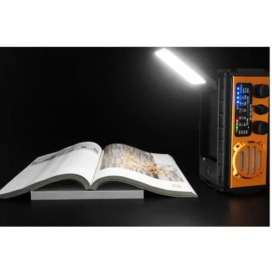 RADIO SOLARNE SURVIVALOVE PRZENOŚNE Z KORBKĄ DYNAMO LATARKA POWERBANK 20000mAh Z KABLEM USB - Urson | zdjęcie 7 z 11 | 49750 | Motofarma.pl