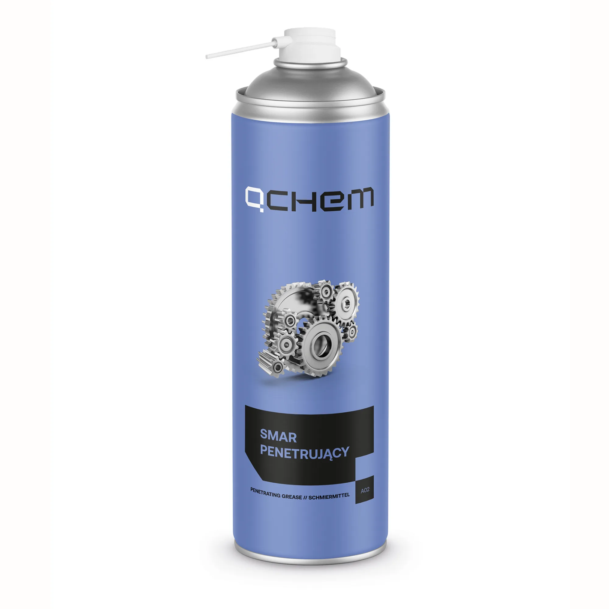 Smar penetrujący QCHEM 500ml – spray techniczny do maszyn i pojazdów
