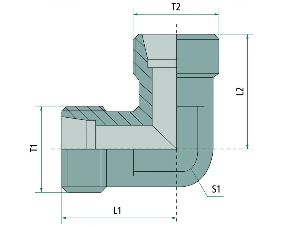 Złącze kątowe X-WV 12 L 87003478 - Granit | zdjęcie 4 z 4 | 3409 | Motofarma.pl