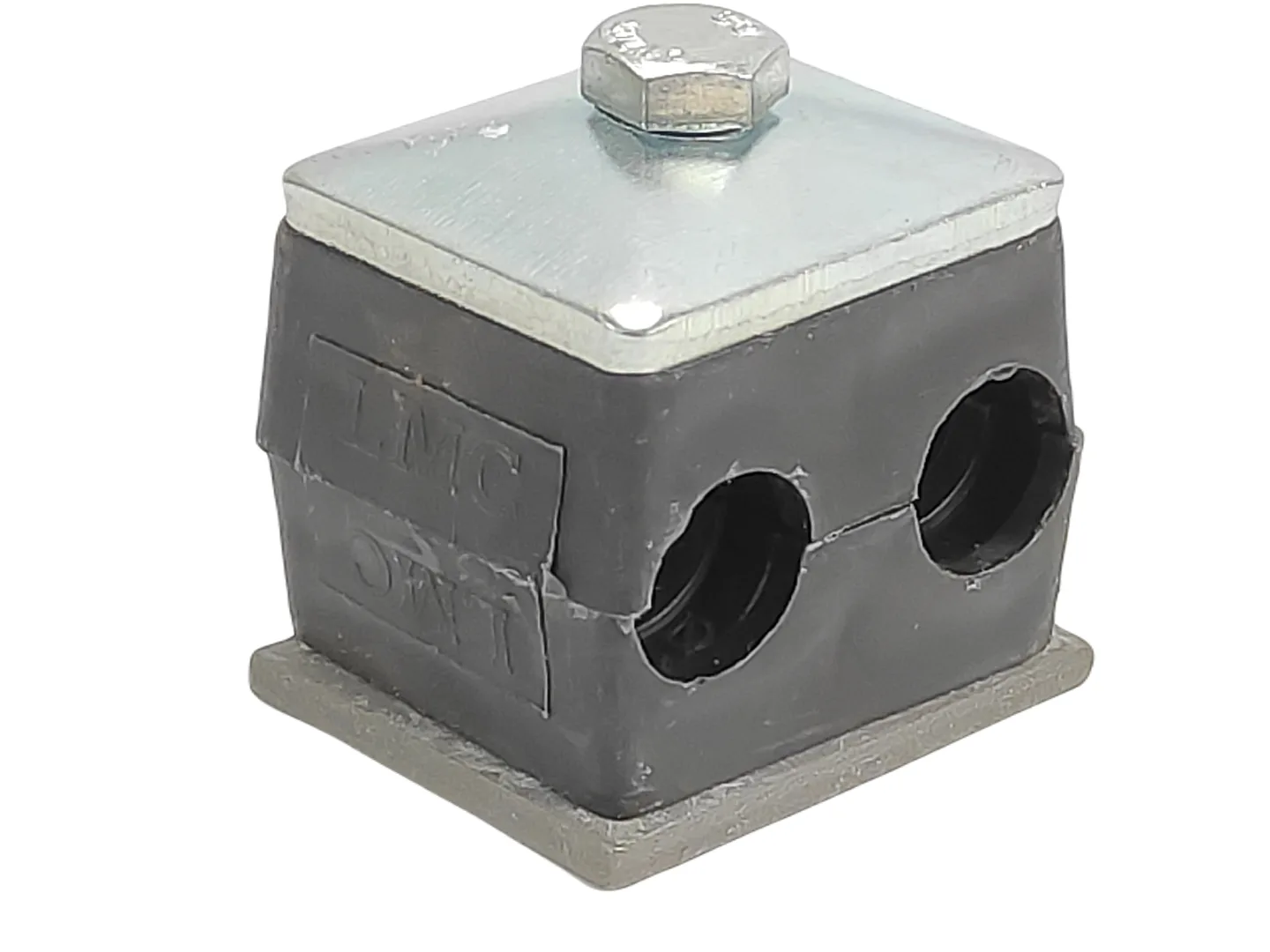 Obejma przewodu hydraulicznego podwójna gumowa - Granit | zdjęcie 1 z 4 | 2593 | Motofarma.pl