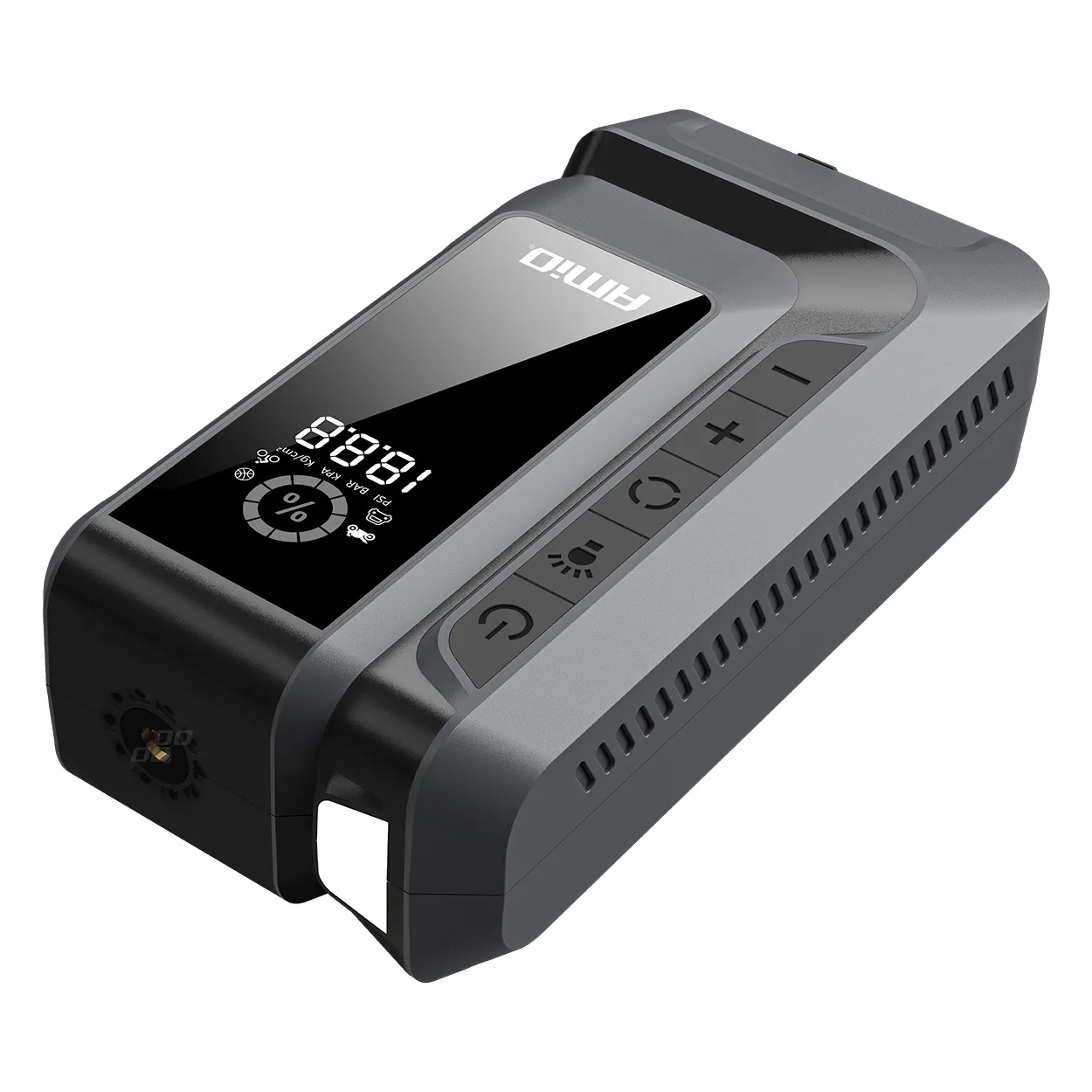 Urządzenie rozruchowe 4w1 booster powerbank kompresor latarka LED 12V 12Ah - Amio | zdjęcie 10 z 16 | A04677 | Motofarma.pl