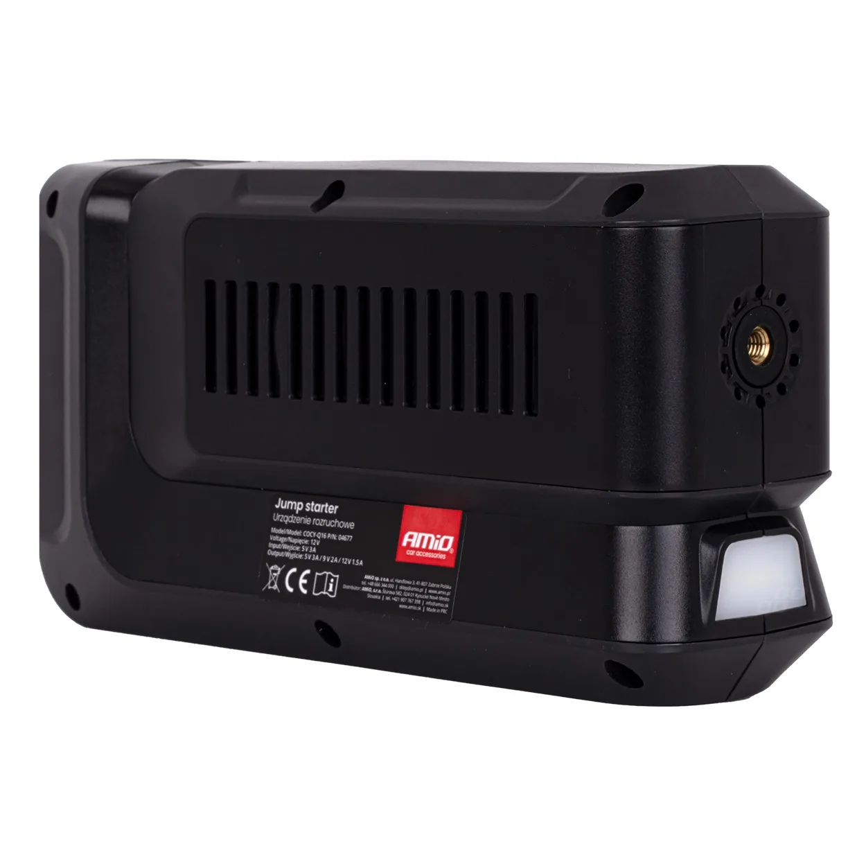 Urządzenie rozruchowe 4w1 booster powerbank kompresor latarka LED 12V 12Ah - Amio | zdjęcie 14 z 16 | A04677 | Motofarma.pl