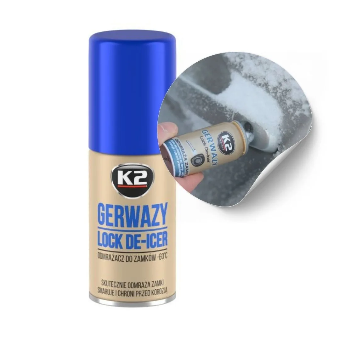 K2 GERWAZY 50ml silny odmrażacz w sprayu do zamków samochodowych | zdjęcie 1 z 5 | K656 | Motofarma.pl