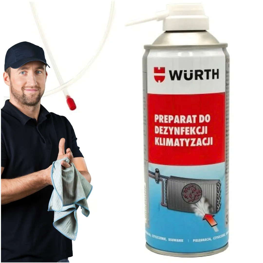 WURTH Preparat do Dezynfekcji Klimatyzacji 300 ml – Skuteczny Środek Antybakteryjny - Würth | zdjęcie 3 z 4 | 48025 | Motofarma.pl