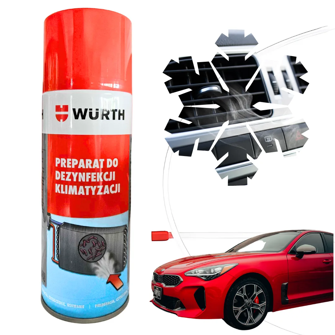 WURTH Preparat do Dezynfekcji Klimatyzacji 300 ml – Skuteczny Środek Antybakteryjny - Würth | zdjęcie 4 z 4 | 48025 | Motofarma.pl