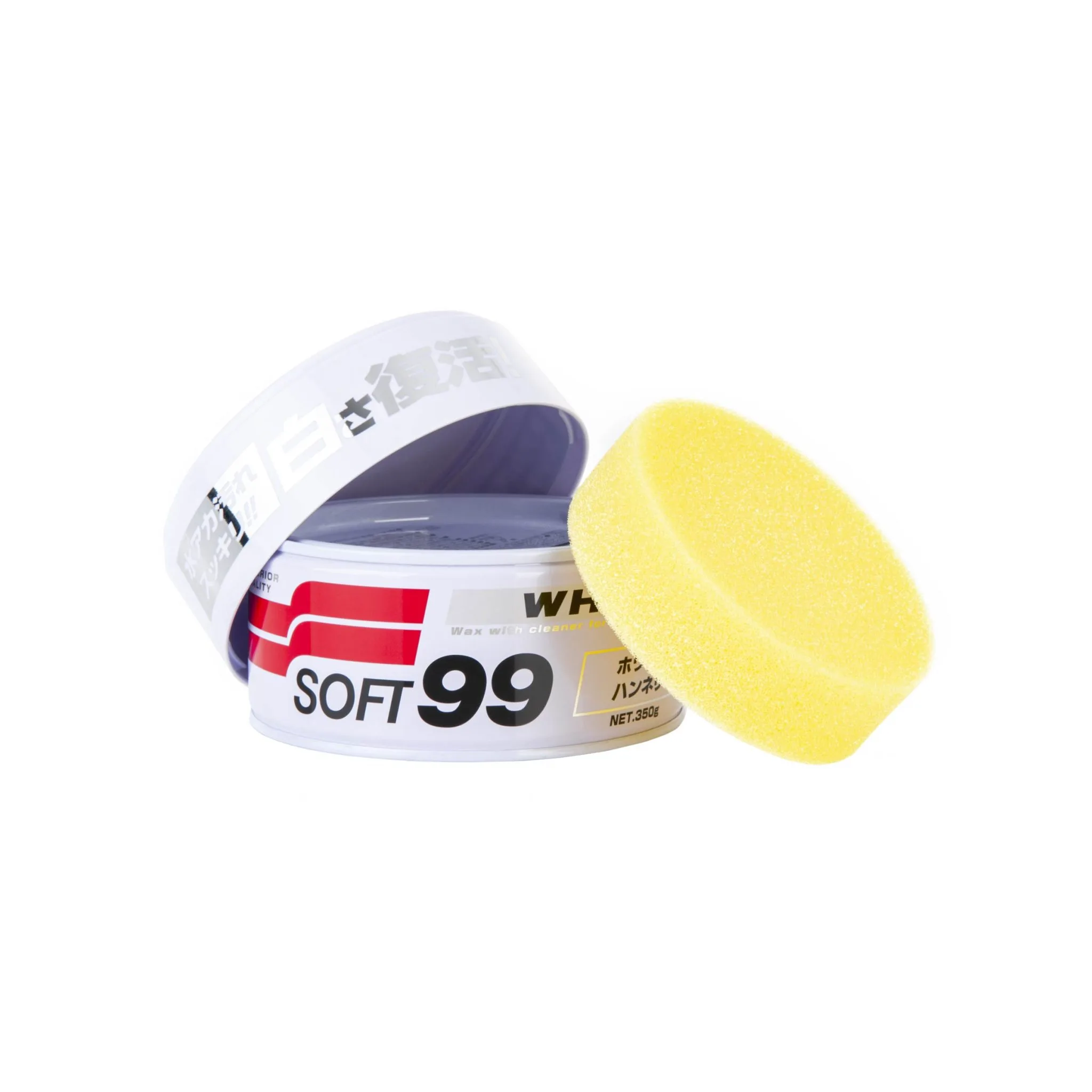 SOFT99 WHITE SOFT WAX WOSK DO JASNYCH LAKIERÓW 350G | zdjęcie 1 z 4 | F7AC8B | Motofarma.pl