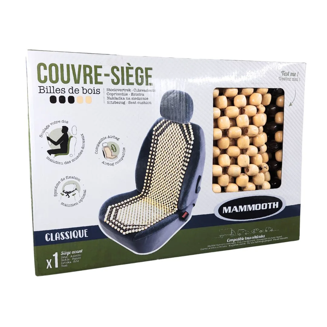 Pokrowiec koralikowy na siedzenie samochodowe - Mammoth | zdjęcie 3 z 4 | E39006 | Motofarma.pl