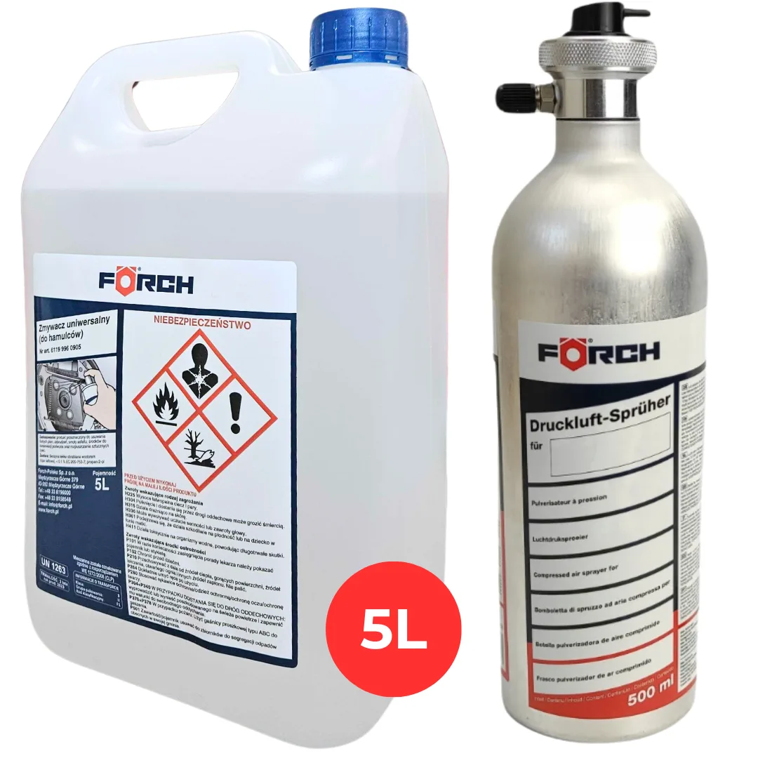 FORCH UNIWERSALNY ZMYWACZ DO HAMULCÓW 5L + Rozpylacz Ciśnieniowy | zdjęcie 3 z 3 | WC-3634 | Motofarma.pl