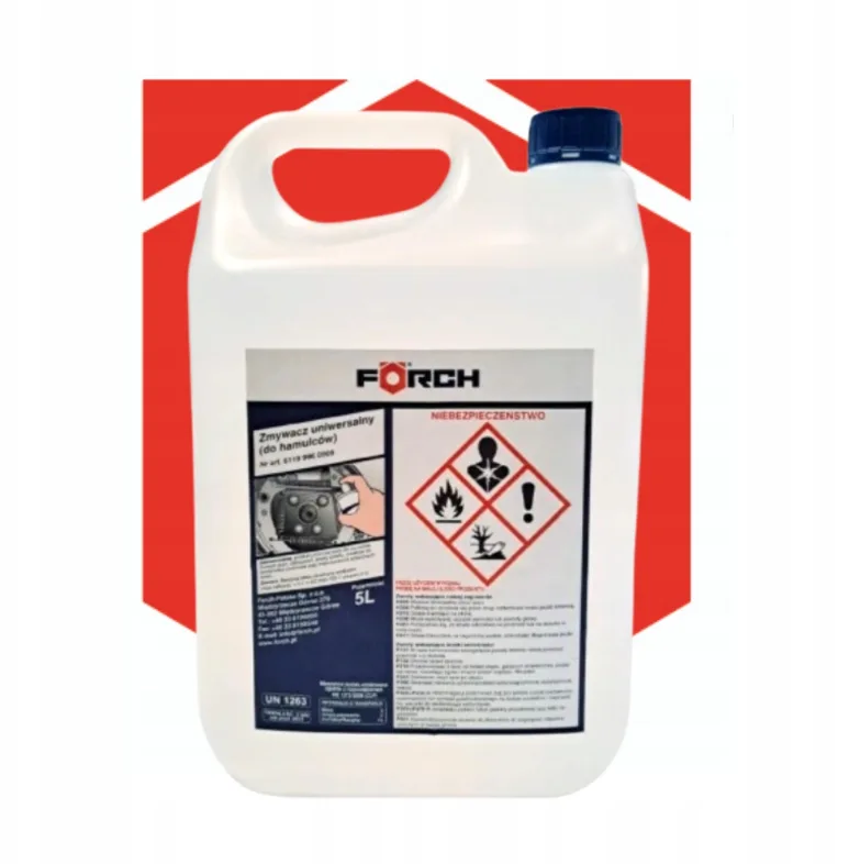 FORCH UNIWERSALNY ZMYWACZ DO HAMULCÓW 5L + Rozpylacz Ciśnieniowy