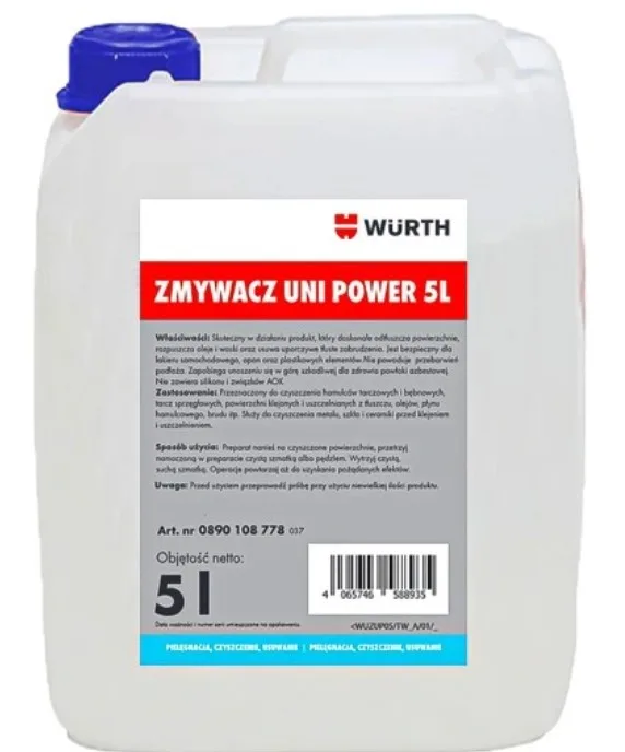 Zmywacz uniwersalny  WURTH 5L - Würth | 45935 | Motofarma.pl