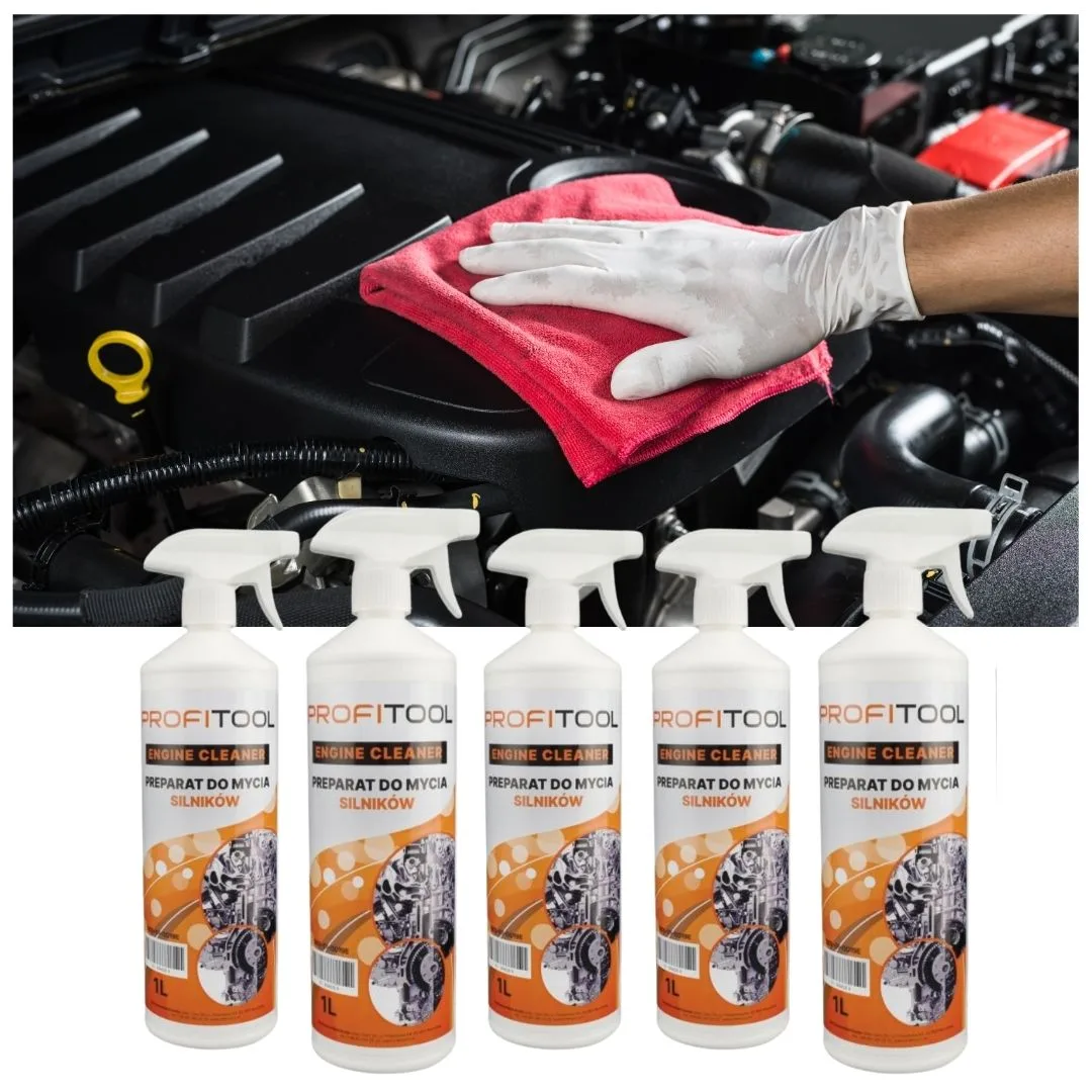 PROFESJONALNY ŚRODEK DO CZYSZCZENIA SILNIKÓW PROFITOOL PŁYN DO MYCIA SILNIKA 5L