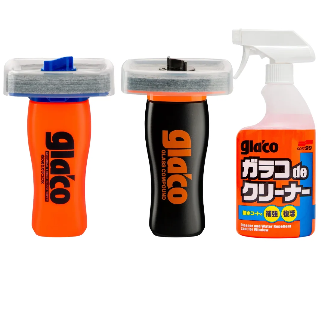 Kompletny zestaw do czyszczenia i pielęgnacji szyb Soft99 | zdjęcie 1 z 4 | F7ACA7_47379_ F7ACA3 | Motofarma.pl