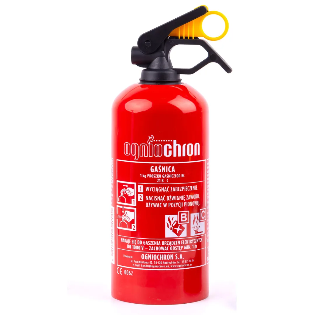 Gaśnica samochodowa 1kg Ogniochron | zdjęcie 1 z 4 | 3991 | Motofarma.pl
