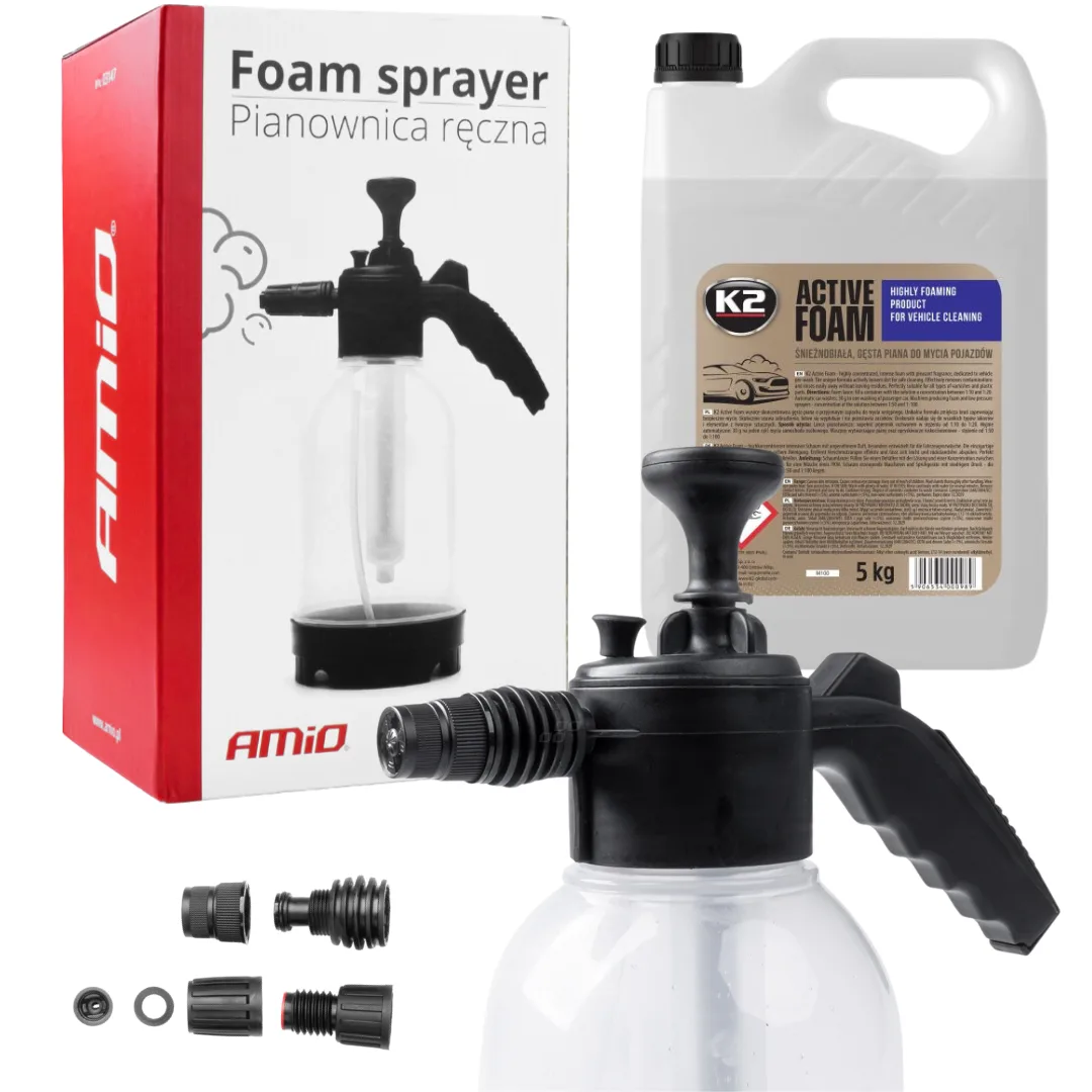 K2 Piana Aktywna 5L Do Mycia Karoserii + Pianownica Ręczna Opryskiwacz Ciśnieniowy 2L | zdjęcie 10 z 10 | A03147_47168 | Motofarma.pl