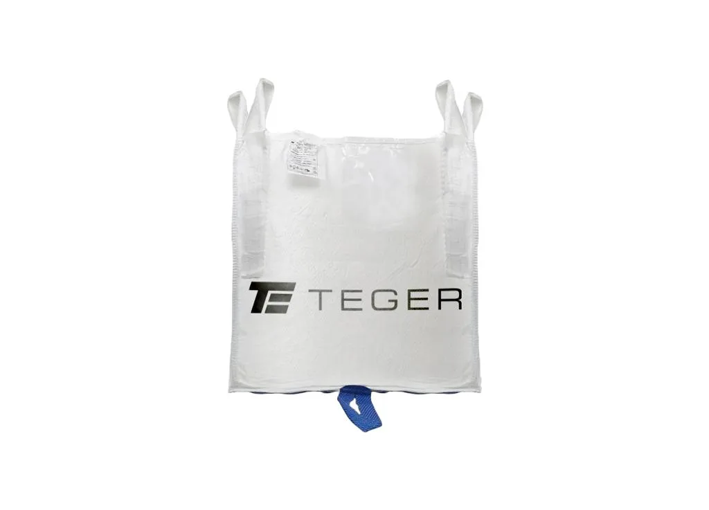 Big Bag TEGER 1500 kg 90x90x90 cm – wzmocniony, otwarty górą, zamknięty dół, 4 uchwyty + 2 wzmocnienia dna | zdjęcie 1 z 2 | T-BB1.5T90X90-O/Z2U | Motofarma.pl