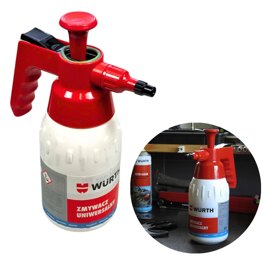 Rozpylacz ciśnieniowy 1L – pojemnik ze spryskiwaczem Wurth