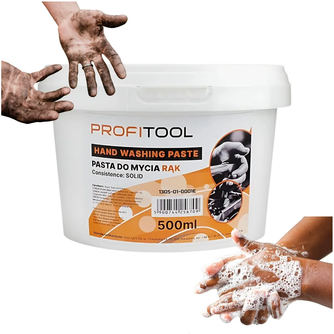 Pasta do Mycia Rąk PROFITOOL 500ml x3 – Zestaw Warsztatowy 1,5L