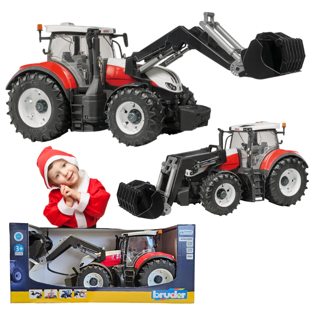 ZABAWKA STEYR TERRUS CVT 300 Z LADOWACZEM - Bruder | zdjęcie 1 z 4 | 4237 | Motofarma.pl