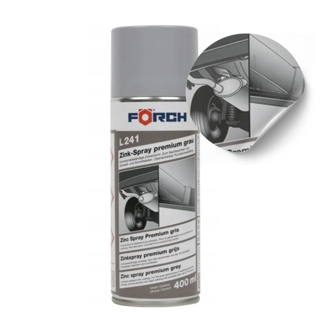 FORCH L241 CYNK SPRAY PREMIUM 400 ML - do +500 °C | zdjęcie 1 z 3 | 46910 | Motofarma.pl