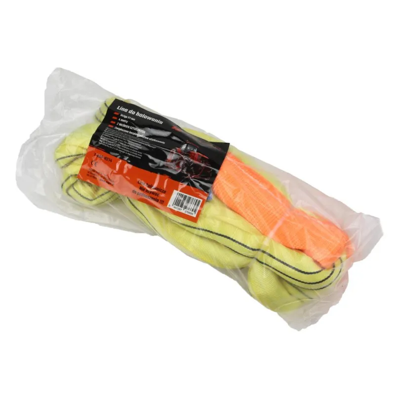 Lina holownicza z włókien syntetycznych uciąg 21T długość 4m, z atestem Teger | zdjęcie 4 z 5 | T-NAP-H214 | Motofarma.pl