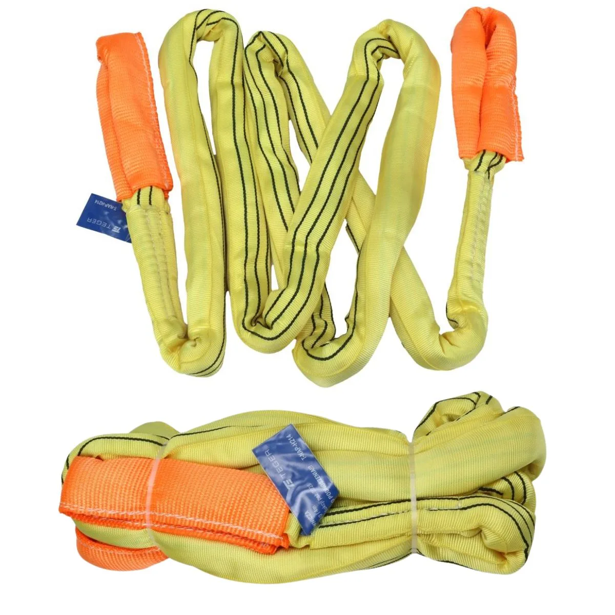 Lina holownicza z włókien syntetycznych uciąg 21T długość 4m, z atestem Teger