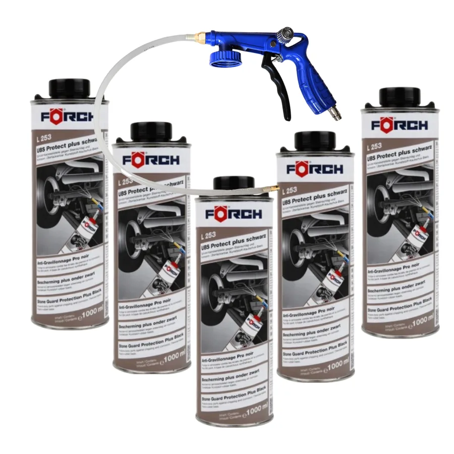 Forch L253 powłoka czarna do podwozi antykorozyjna baranek pistolet zestaw | zdjęcie 1 z 3 | 49239_44166 | Motofarma.pl