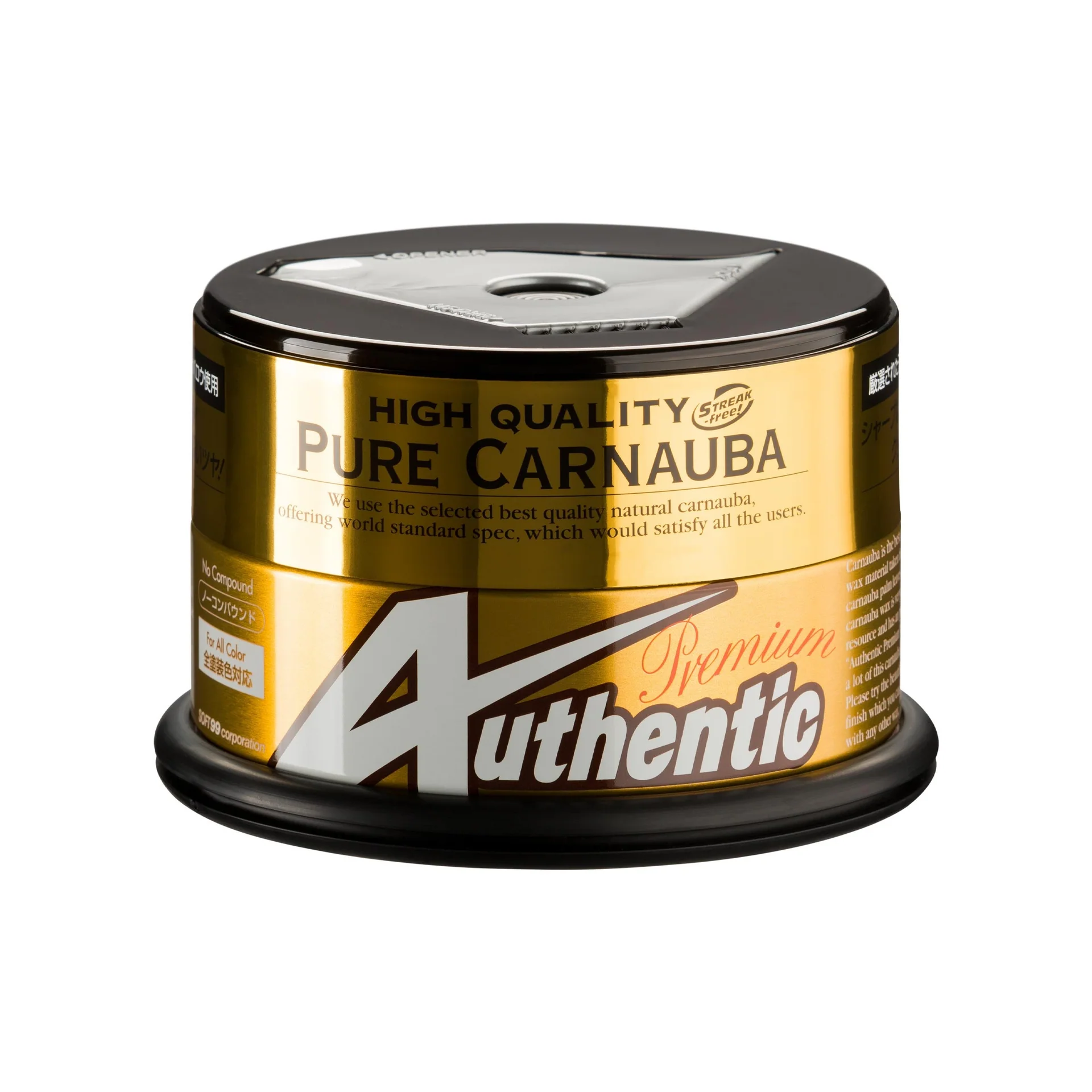 SOFT99 Authentic Premium Carnauba Wosk 200g +IPA+2x mikrofibra+nitryle